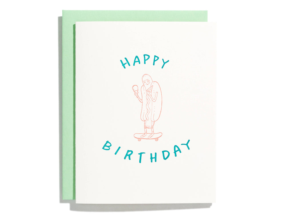 Card // Happy Birthday Hotdog