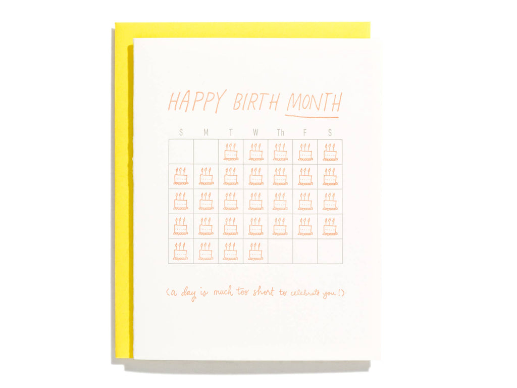 Card // Birth Month